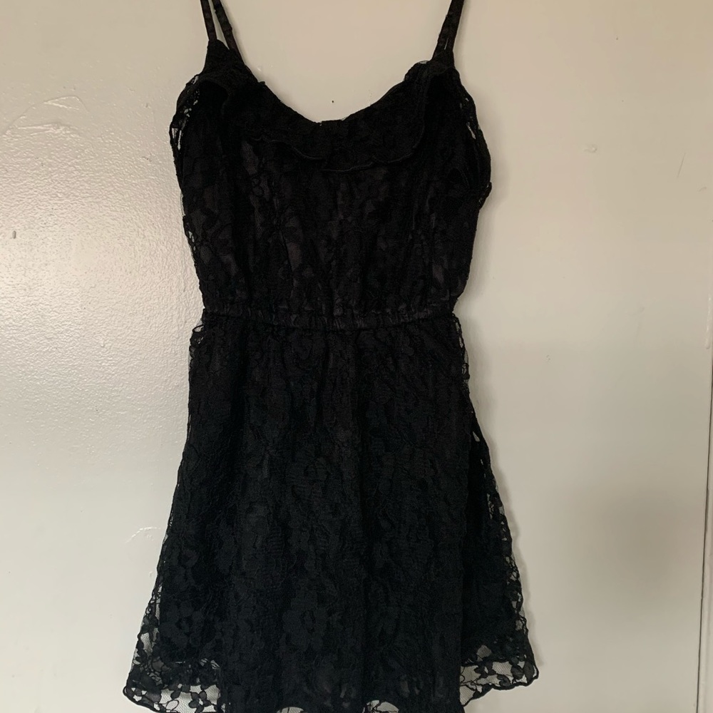 Black Lace Divided by H&M Dress